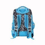 Mochila Elf C/carro B.goma 6464B 2 Div Negra